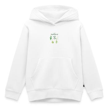 Grüne Apotheke - Kinder Premium Organic Hoodie - Weiß - Vorne - AI Model Kid Female (0cm)