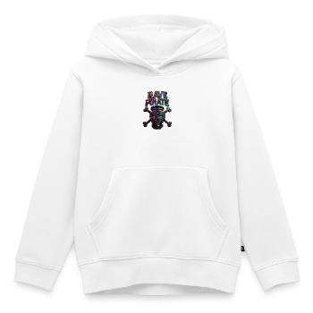 Rave Pirate Neon-Schädel - Kinder Premium Organic Hoodie - Weiß - Vorne - AI Model Kid Female (0cm)
