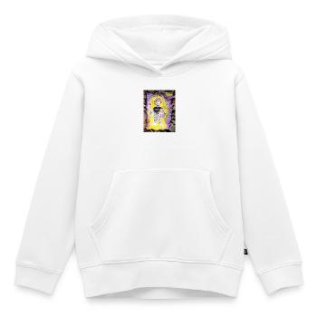 Finde Jesus von Eunice Ahiale - Kinder Premium Organic Hoodie - Weiß - Vorne - AI Model Kid Female (0cm)