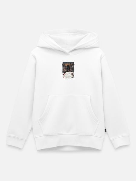Urban Vanguard Berlin Graffiti Stil - Kinder Premium Organic Hoodie - Weiß