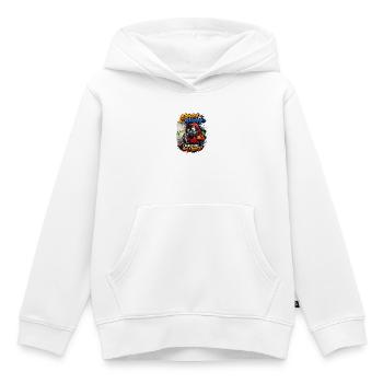 Spray & Pray Ich wollte Kunst Vot Chaos Graffiti - Kinder Premium Organic Hoodie - Weiß - Vorne - AI Model Kid Female (0cm)