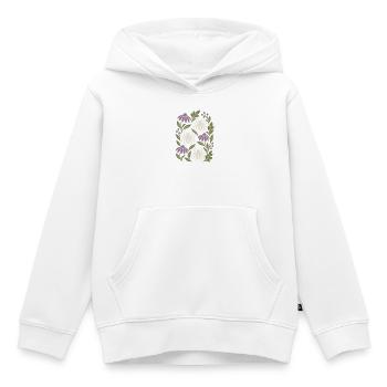 Botanische Spinnen - Kinder Premium Organic Hoodie - Weiß - Vorne - AI Model Kid Female (0cm)