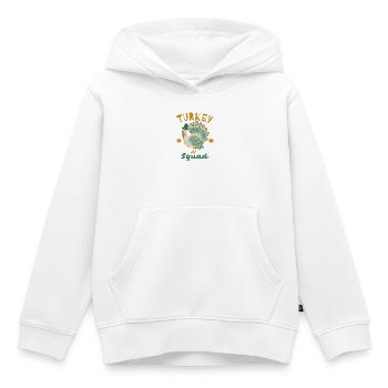 Turkey Squad Herbstdesign - Kinder Premium Organic Hoodie - Weiß - Vorne - AI Model Kid Female (0cm)