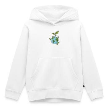 Die wachsende Welt - Kinder Premium Organic Hoodie - Weiß - Vorne - AI Model Kid Female (0cm)