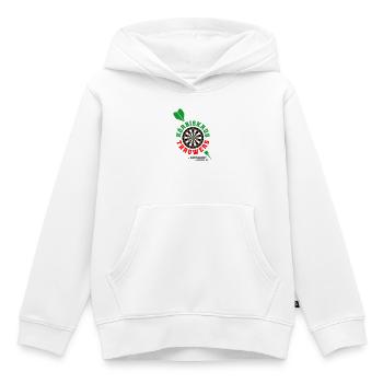Körbiskrug Throwers  - Kinder Premium Organic Hoodie - Weiß - Vorne - AI Model Kid Female (0cm)