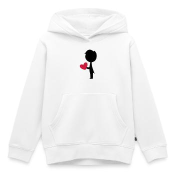 Bräutigam - Kinder Premium Organic Hoodie - Weiß - Vorne - AI Model Kid Female (0cm)