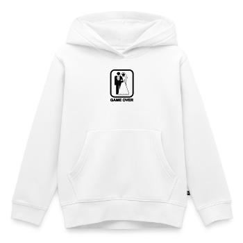Game Over - Kinder Premium Organic Hoodie - Weiß - Vorne - AI Model Kid Female (0cm)