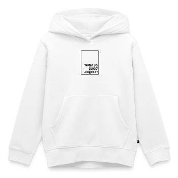 Another point of view - Sweat Premium à capuche enfant bio - blanc - Devant - AI Model Kid Female (0cm)