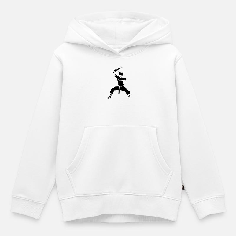 Silat - Kinder Premium Organic Hoodie - Weiß