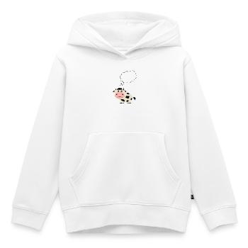 Cow Cows Cattle cow Animals Farmer Farmers - Kids Premium Organic Hoodie - white - Front - AI Model Kid Female (0cm)