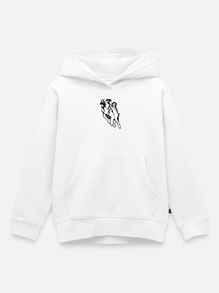 Leonberger - Kinder Premium Organic Hoodie - Weiß