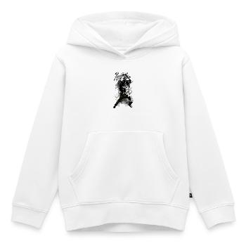 Wikinger - Kinder Premium Organic Hoodie - Weiß - Vorne - AI Model Kid Female (0cm)