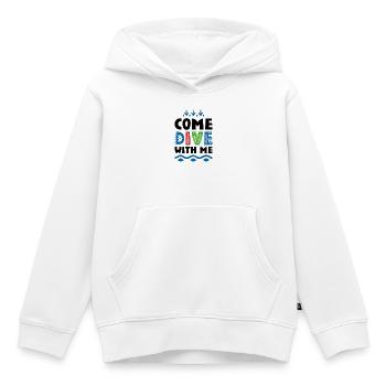 Angesagte T-Shirts für Taucher - Kinder Premium Organic Hoodie - Weiß - Vorne - AI Model Kid Female (0cm)