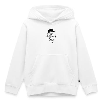 Gift Father's Day - Dad is the Best / Men's Day - Kids Premium Organic Hoodie - white - Front - AI Model Kid Female (0cm)