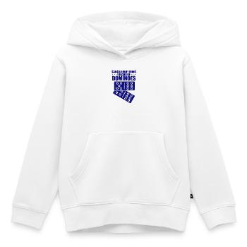 Domino Design - Kinder Premium Organic Hoodie - Weiß - Vorne - AI Model Kid Female (0cm)