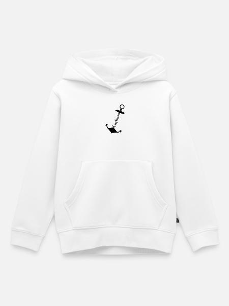 Cuxhaven Anker - Kinder Premium Organic Hoodie - Weiß