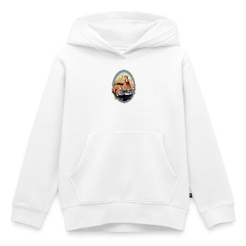 Classic Cars 1950 - Kids Premium Organic Hoodie - white - Front - AI Model Kid Female (0cm)