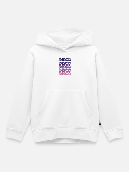 Disco Disco Disco - Kinder Premium Organic Hoodie - Weiß