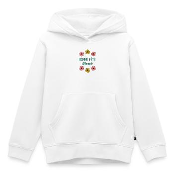 OMA. OMA - Kinder Premium Organic Hoodie - Weiß - Vorne - AI Model Kid Female (0cm)