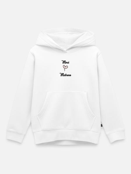 GELIEBTE - Kinder Premium Organic Hoodie - Weiß