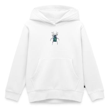 Bille - Kids Premium Organic Hoodie - white - Front - AI Model Kid Female (0cm)