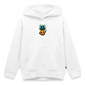 Ananas - Kinder Premium Organic Hoodie - Weiß - Vorne - AI Model Kid Female (0cm)