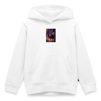 Petra in Jordanien - Kinder Premium Organic Hoodie - Weiß - Vorne - AI Model Kid Female (0cm)