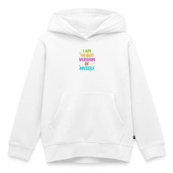 Selbstvertrauen Stärkung Grafik T-Shirt - Kinder Premium Organic Hoodie - Weiß - Vorne - AI Model Kid Female (0cm)