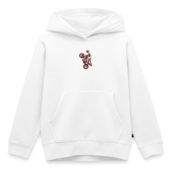 Cascades - Sweat Premium à capuche enfant bio - blanc - Devant - AI Model Kid Female (0cm)