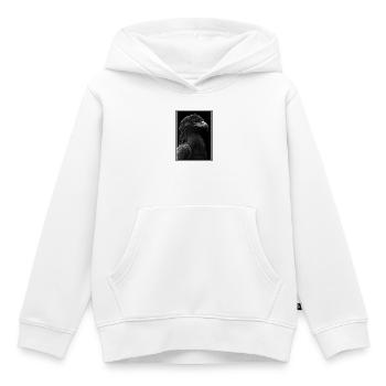Adler - Kinder Premium Organic Hoodie - Weiß - Vorne - AI Model Kid Female (0cm)
