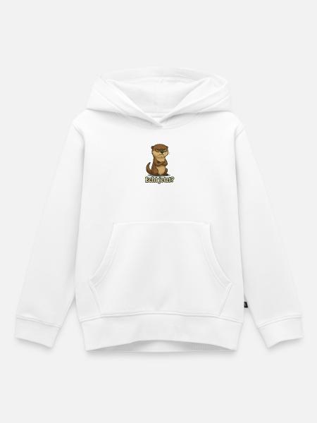 Otter Echt Jetzt? - Kinder Premium Organic Hoodie - Weiß