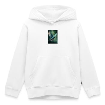 Tauben Taube - Kinder Premium Organic Hoodie - Weiß - Vorne - AI Model Kid Female (0cm)