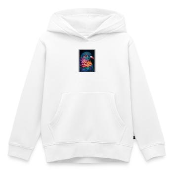 Tauben Taube - Kinder Premium Organic Hoodie - Weiß - Vorne - AI Model Kid Female (0cm)