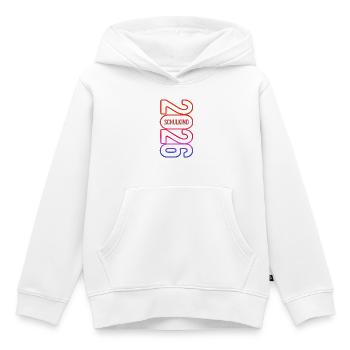Enfant scolaire 2026 - Inscription scolaire - Première année - Sweat Premium à capuche enfant bio - blanc - Devant - AI Model Kid Female (0cm)