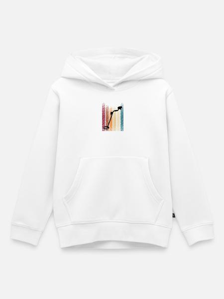 Retro_Schatzsucher - Kinder Premium Organic Hoodie - Weiß