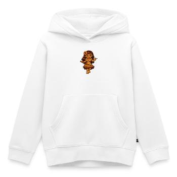 Hula Dancer Hawaiian Style - Kids Premium Organic Hoodie - white - Front - AI Model Kid Female (0cm)