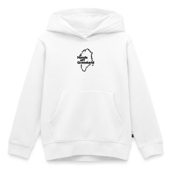 Hände weg von Grönland! - Grönland / Grønland - Kinder Premium Organic Hoodie - Weiß - Vorne - AI Model Kid Female (0cm)