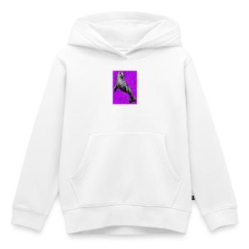 Siegel - Kinder Premium Organic Hoodie - Weiß - Vorne - AI Model Kid Female (0cm)