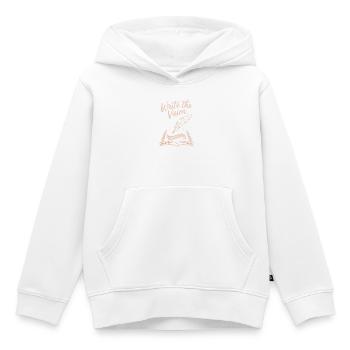 Écrivez le t-shirt Vision Habakcuk - Sweat Premium à capuche enfant bio - blanc - Devant - AI Model Kid Female (0cm)