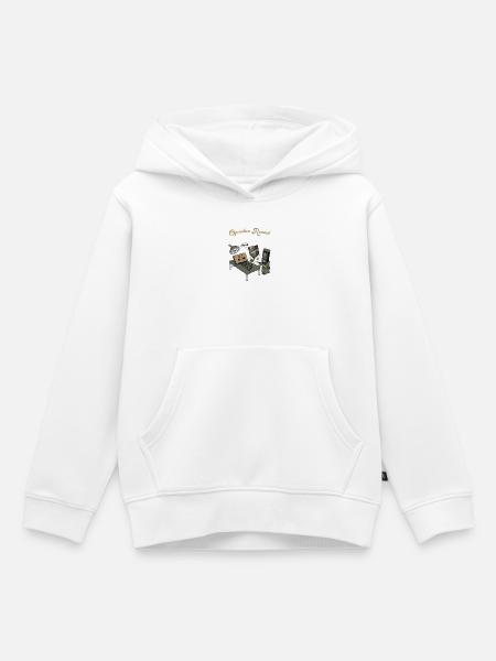 Operation Rewind: Retro MedTech - Kinder Premium Organic Hoodie - Weiß