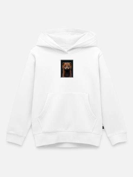 Nerze Nerz - Kinder Premium Organic Hoodie - Weiß