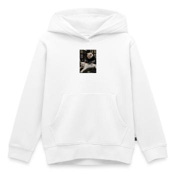 Tattoo Katzen Streetstyle Cats For Cat Lovers - Kinder Premium Organic Hoodie - Weiß - Vorne - AI Model Kid Female (0cm)