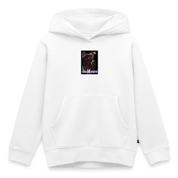 Dysfonctionnement système Cyberpunk Glitchcore Graphic Te - Sweat Premium à capuche enfant bio - blanc - Devant - AI Model Kid Female (0cm)