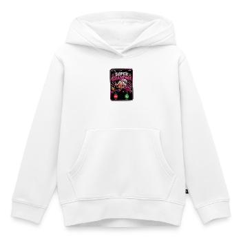 Super Grandma Incoming Call Funny Superhero Granny - Kids Premium Organic Hoodie - white - Front - AI Model Kid Female (0cm)