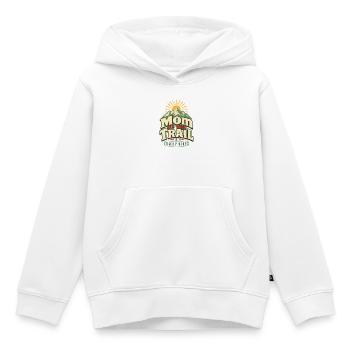 Randonnée familiale de la mère du sentier : Aventure en montagne - Sweat Premium à capuche enfant bio - blanc - Devant - AI Model Kid Female (0cm)