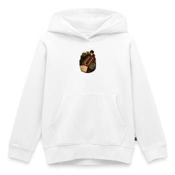 Cribbage Breadboard Cards - Kids Premium Organic Hoodie - white - Front - AI Model Kid Female (0cm)
