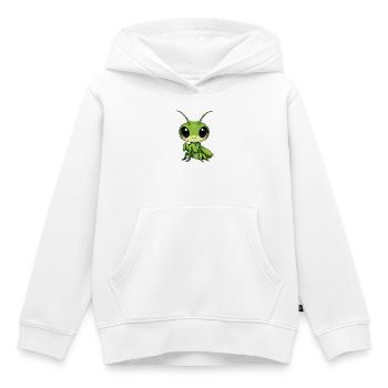 Gottesanbeterin - Kinder Premium Organic Hoodie - Weiß - Vorne - AI Model Kid Female (0cm)
