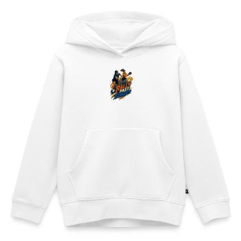 Sunset Rally - Kinder Premium Organic Hoodie - Weiß - Vorne - AI Model Kid Female (0cm)
