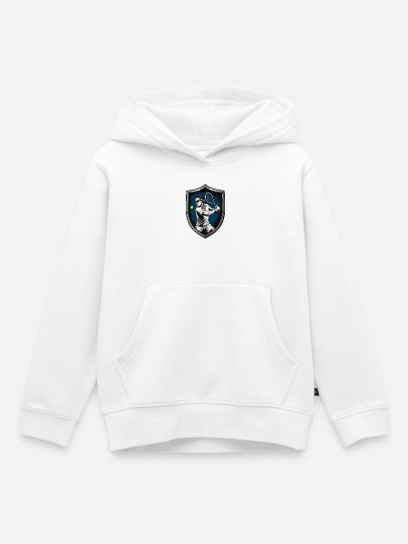 Tennis Wappen - Kinder Premium Organic Hoodie - Weiß