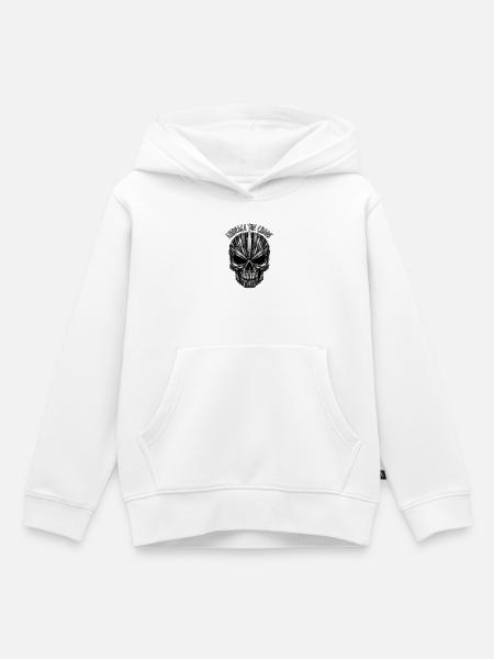Klingen Schädel Chaos Umarmung - Kinder Premium Organic Hoodie - Weiß